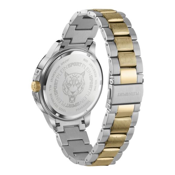 Plein Sport City Rush Bracelet Watch Two Tone Mens